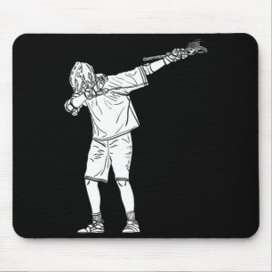 Lacrosse Stick Boy Dabbing Jugend Dab Tanz Mousepad