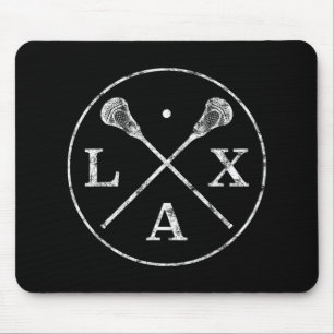 Lacrosse Sticks Emblem I T-Shirt für LAX Spieler u Mousepad