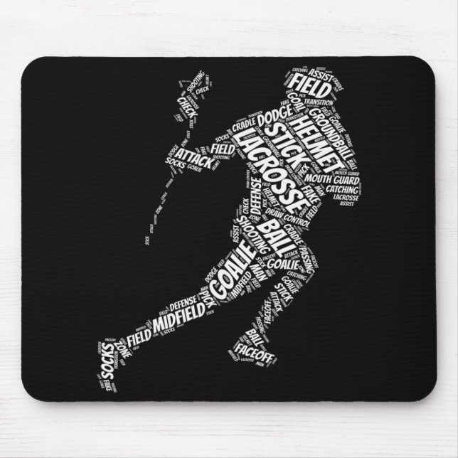 Lacrosse Sticks für Jungen Sport & Fitness cool No Mousepad (Vorne)