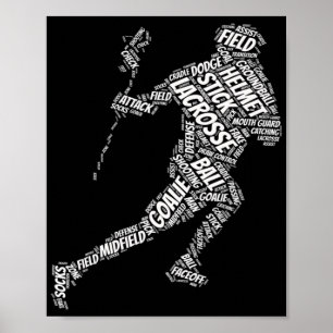 Lacrosse Sticks für Jungen Sport & Fitness cool No Poster