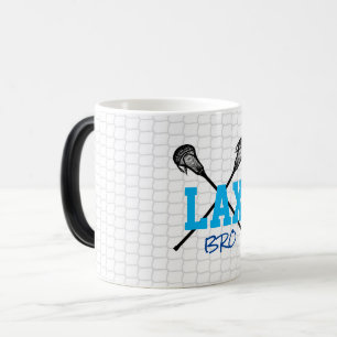 Lacrosse Sticks LAX BRO Team Colors Sports Net Fun Verwandlungstasse