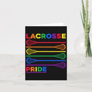 Lacrosse Sticks Lgbtq Rainbow Color Gay Pride Mont Karte