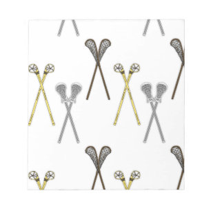 Lacrosse Sticks Notizblock