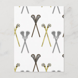 Lacrosse Sticks Postkarte