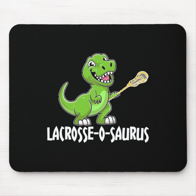 Lacrosse T-Rex Dino Lacrosse-Schläger  Mousepad (Vorne)