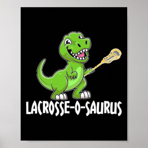 Lacrosse T-Rex Dino Lacrosse-Schläger  Poster