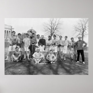Lacrosse Team, 1908 Poster