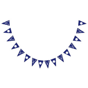 Lacrosse Team Blue Bunting Flags Wimpelkette