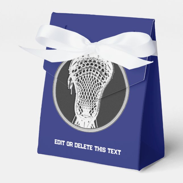Lacrosse Team Blue Geschenkschachtel (Vorderseite)