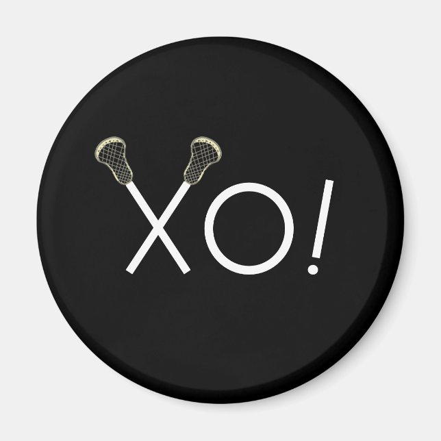 Lacrosse Team Geschenke Magnet (Vorne)