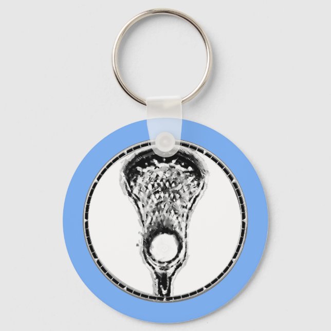 Lacrosse Team Geschenke Schlüsselanhänger (Vorderseite)