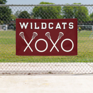 Lacrosse Team Maroon Banner