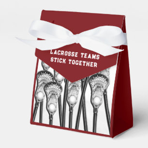 Lacrosse Team Maroon Geschenkschachtel