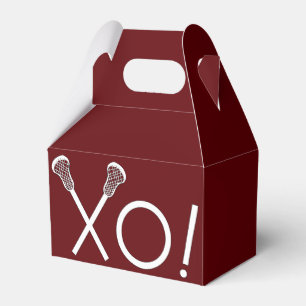 Lacrosse Team Maroon Geschenkschachtel