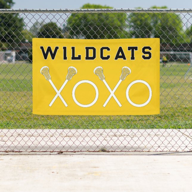 Lacrosse Team Yellow Banner (Insitu)