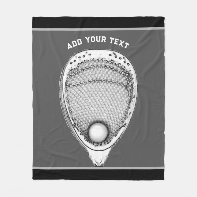 Lacrosse Torwart Fleecedecke (Vorderseite)
