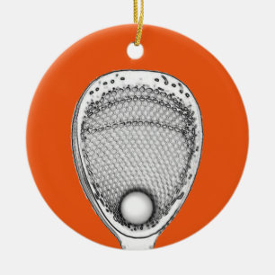 Lacrosse-Torwart Keramikornament