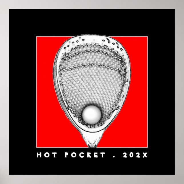 Lacrosse-Torwart Poster (Vorne)