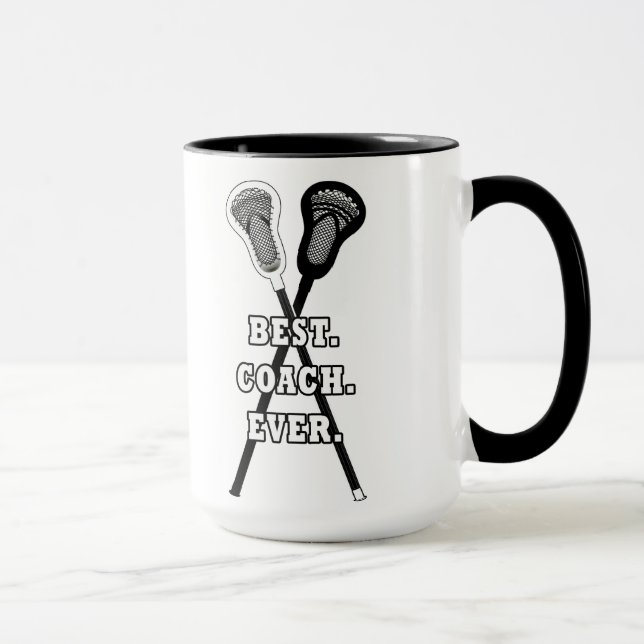 Lacrosse-Trainer-Anerkennungs-Tasse Tasse (Rechts)