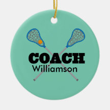 Lacrosse-Trainer-personalisierte Geschenk-Idee