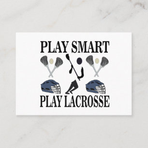 Lacrosse-Trainer Sport Visitenkarte