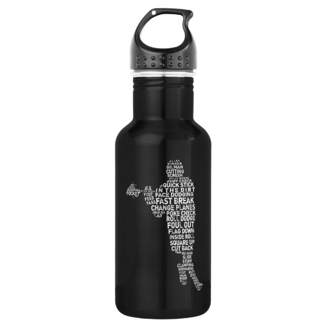 Lacrosse Trinkflasche (Vorderseite)
