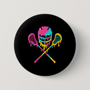 Lacrosse Tropfen Lax Helm Eisklammern Button