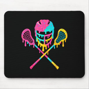 Lacrosse Tropfen Lax Helm Eisklammern Mousepad