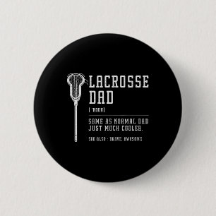 Lacrosse Vater Daddy Quote Definition Männer Vinta Button