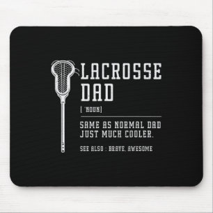 Lacrosse-Vater Daddy-Zitat Definition Männer Vinta Mousepad