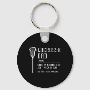 Lacrosse-Vater Daddy-Zitat Definition Männer Vinta Schlüsselanhänger