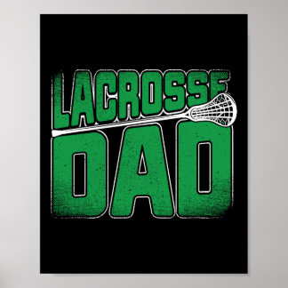 Lacrosse Vater - Lacrosse Bekleidung und Geschenke Poster
