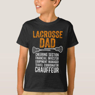 Lacrosse Vater Player Chevabteilung Funny Father' T-Shirt