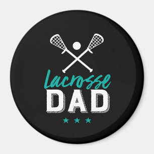 Lacrosse Vater Proud Vater des Sportspielers Kind Magnet