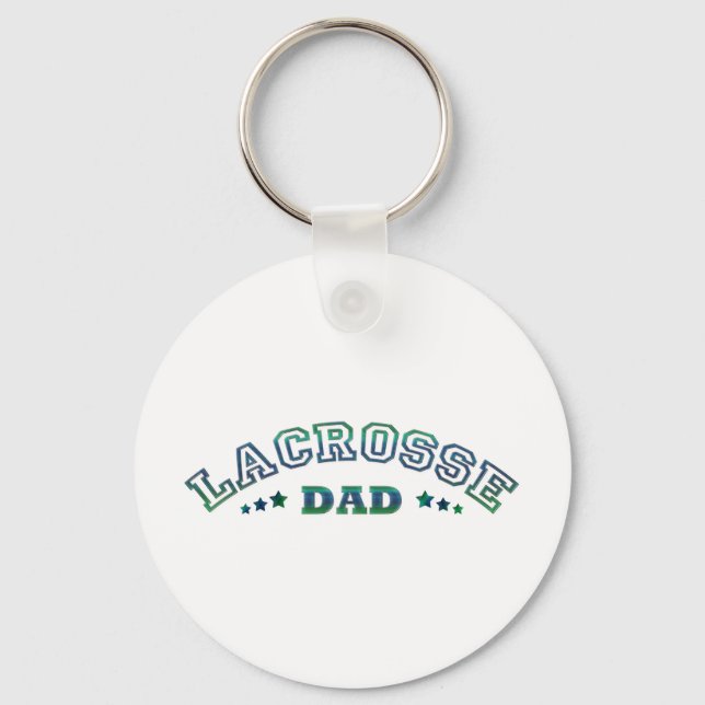 Lacrosse Vater Schlüsselanhänger (Vorderseite)