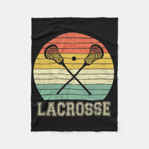 Lacrosse Vintage Retro Lacrosse-Schläger Sonnen Ge Fleecedecke