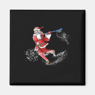 Lacrosse Weihnachten Cooler Lax Sport Ugly X-mas Magnet