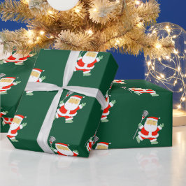 Lacrosse Weihnachten Geschenkpapier