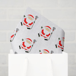 Lacrosse Weihnachtsfeiertag Seidenpapier