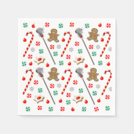 Lacrosse Weihnachtsfeiertag Serviette