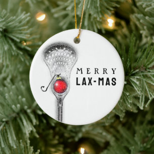 Lacrosse-Weihnachtskollektion Keramikornament