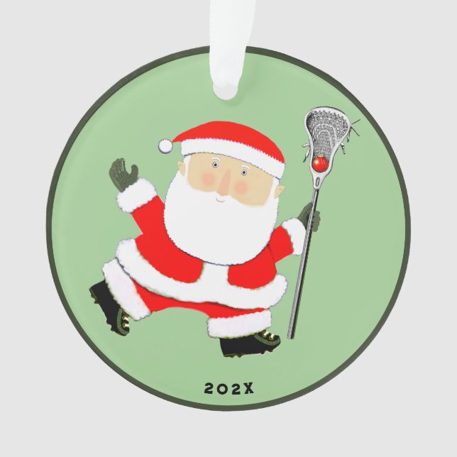 Lacrosse-Weihnachtskollektion Ornament (Vorderseite)