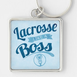Lacrosse wie ein Boss Schlüsselanhänger