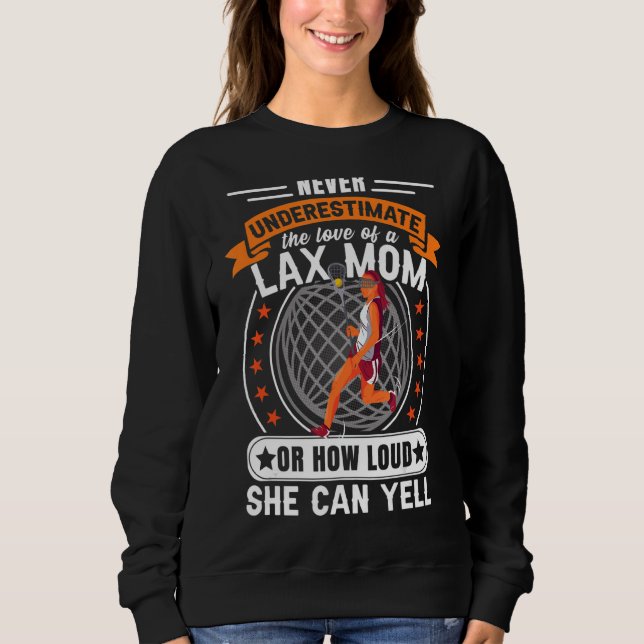 Lacrosse Women Lax Mama Sweatshirt (Vorderseite)