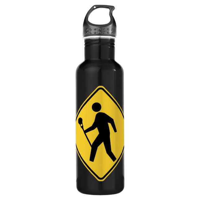 Lacrossing Edelstahlflasche (Vorderseite)