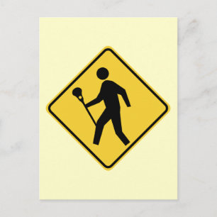 Lacrossing Postkarte