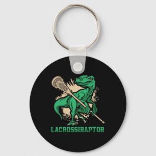 Lacrossiraptor Lacrosse Spieler Lax Liebhaber Spor Schlüsselanhänger