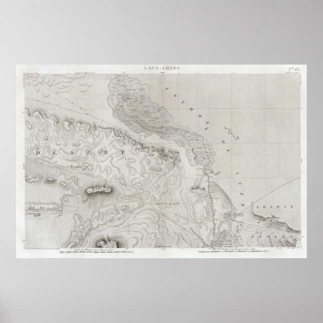 Lacs Amers, Ägypten Poster (Vorne)
