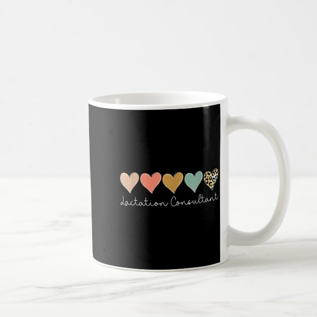 Lactation Consultant Leopard Heart, Valentine's Da Kaffeetasse (Rechts)