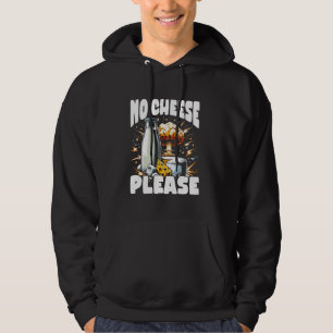 Lactose Intoleranz Funny Trending Meme - No Cheese Hoodie
